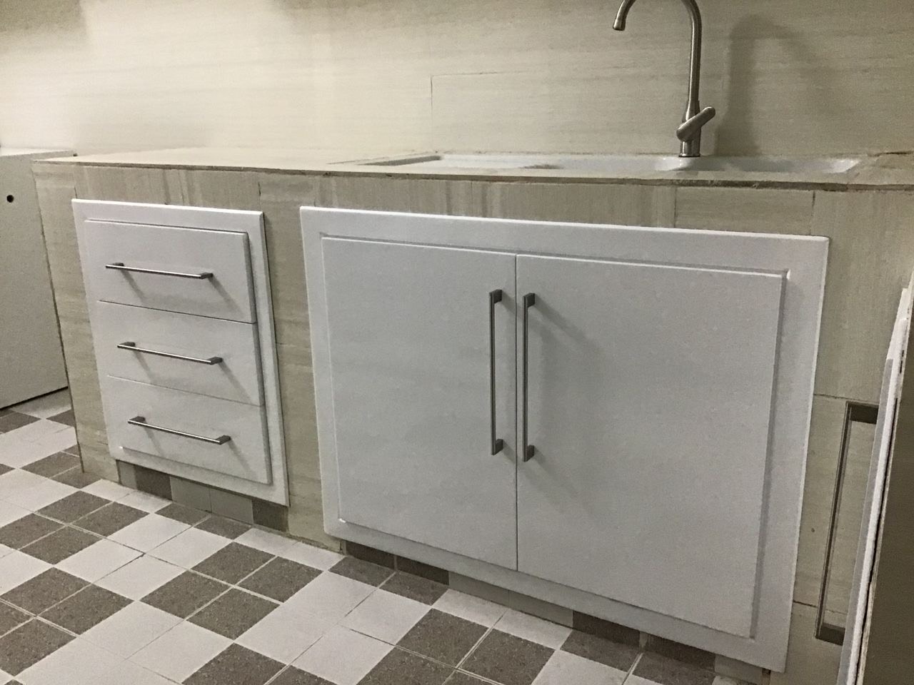 Cuisine blanche détail