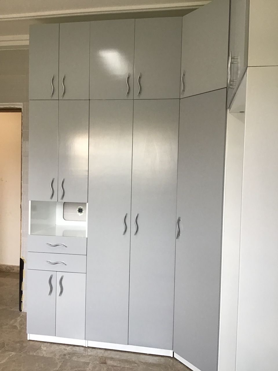 Dressing mural niche TV